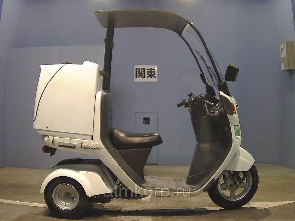 Скутер трехколесный грузовой Honda GYRO CANOPY пробег 64 998 км